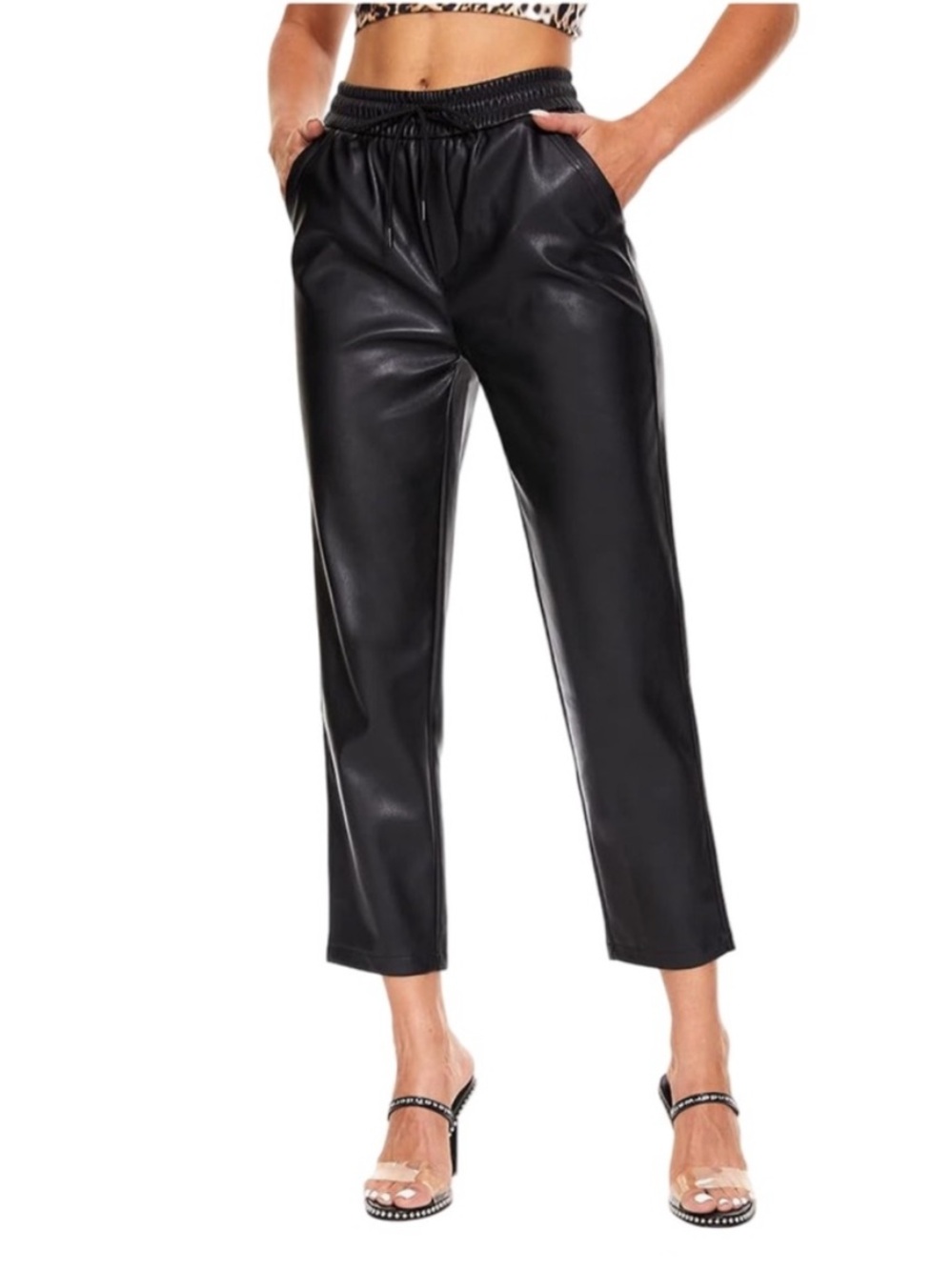 NEW Tagoo Faux Vegan Leather Pants